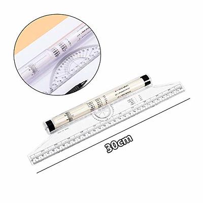 Esprite Architectural Scale Ruler, Engineering Scale and 12 inch Metal  Ruler Set, Machinist Ruler Triangular Scale Drafting Ruler