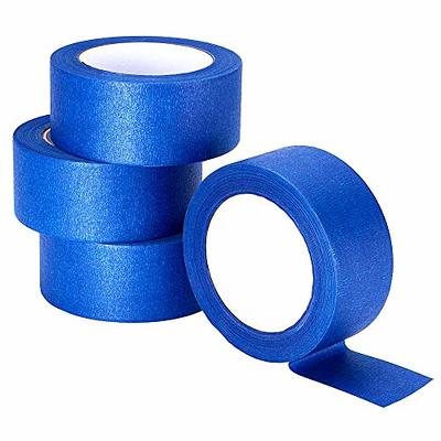 Lichamp 4 Pack Red Painters Tape 1 inch, Red Masking Tape 1 inch x 55 Yards  x 4 Rolls (220 Total Yards)