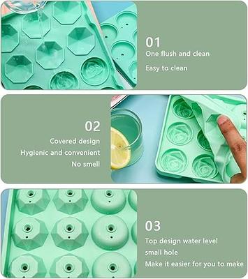 Pumpkin Shaped Ice Cube Tray With Built In Small Ice Trays for