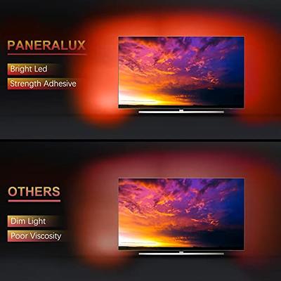 PaneraLux Led Light for TV Backlight, 16.4ft/5m RGB+W Behind TV Bias  Lighting,USB Powered Led Strip Lights for HDTV PC Computer,Music Sync &  Timer,Gaming Room Bedroom Decor Immersive Home Theater - Yahoo Shopping