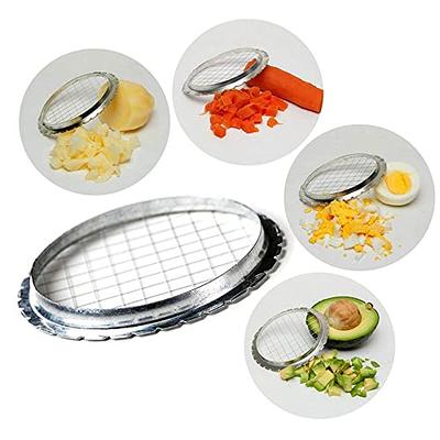 Egg Slicer, Egg Slicer for Hard Boiled Eggs, Stainless Steel Wire Egg Slicer,  Heavy Duty Aluminium Egg Cutter Dishwasher 