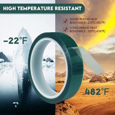 A-SUB Heat Resistant Tape, No Residue, for Heat Press, 25mm 108ft