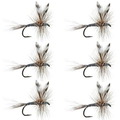 1 Dozen Chartreuse Humpy Classic Dry Fly - Hand Tied Fishing Trout