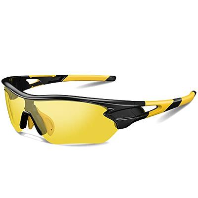 Polarized Sports Sunglasses for Men Women Youth Baseball Cycling Running  Driving