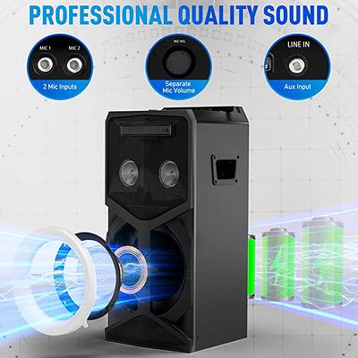 Pyle Karaoke Vibe PA Bluetooth Audio VIDEO/DVD Speaker System 800W