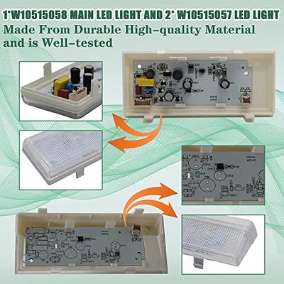 New W10515057 LED Light 3021141 Compatible for Whirlpool, Kenmore, Maytag, Kitc