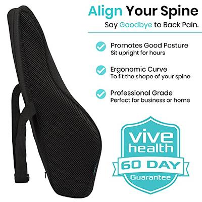 New PERFECT Posture LUMBAR Support PILLOW Improves BACK Posture& Spine  ALIGNMENT