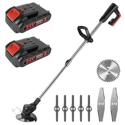 Weed Wacker,Cordless Weeder Battery Powered 24V Electric Weed