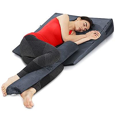 DMI Ortho Bed Wedge, Elevated Leg Pillow, Supportive Foam Wedge Pillow for Elevating Leg, Improved Circulataion, Reducing Back Pain, Post Surgery