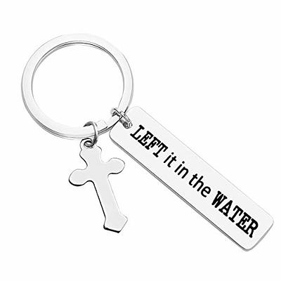 Juvale 24 Pack Metal Jesus Fish Keychains, Christian Religious