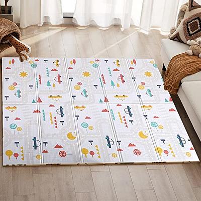 Foldable Baby Play Mat, Extra Large Waterproof Activity Playmats for  Babies,Todd