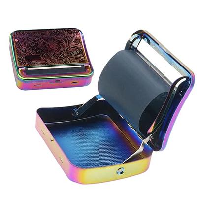Rolling Machine Colorful Metal Automatic Cigarette Tobacco Roller Box &  Storage Box 70mm - Yahoo Shopping