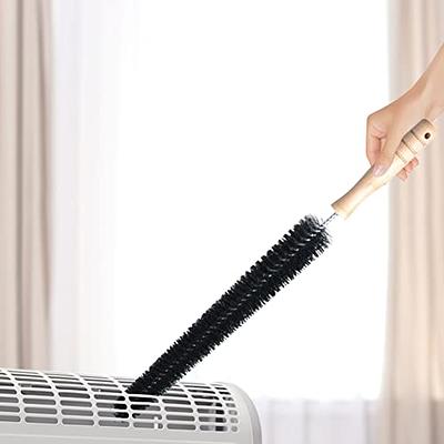 2Pcs Radiator Brush, Dryer Cleaner Vent Brush, 40cm Long Flexible