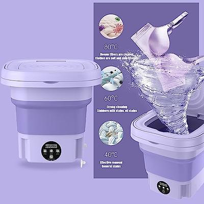 6.5L Portable Mini Washing Machine Foldable Detachable Drain