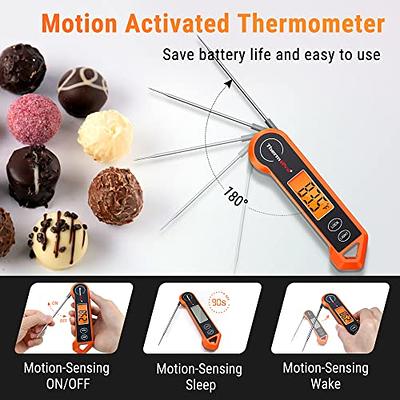 ThermoPro TP19H Waterproof Digital Meat Thermometer for Grilling with  Ambidextrous Backlit and Motion Sensing Kitchen Cooking Food Thermometer  for BBQ Grill Smoker Oil Fry Candy Thermometer 