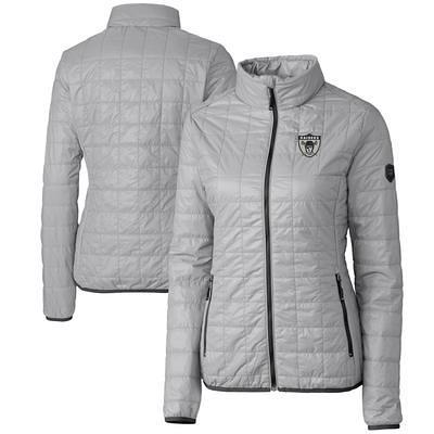 Las Vegas Raiders Gradient Ombre Puffer Jacket, M