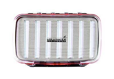 Fly Fishing Box Fly Boxes For Fly Fishing Trout Two-Sided Waterproof  Lightweight Easy Grip Transparent Lid Fly Fishing Lures Box Foam Ice Jig  Fly Box