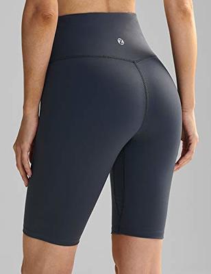 ZUTY 10/ 5 Biker Shorts Women High Waisted with 2 Hidden Pockets