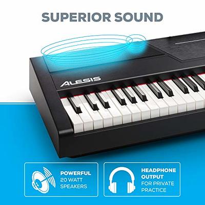 Alesis Recital Pro - 88 Key Digital Piano Keyboard with Hammer Action  Weighted Keys, 2x20W Speakers, 12 Voices, Record and Lesson Mode, FX and  Display - Yahoo Shopping