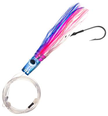 Offshore Angler Rigged Long Cup Trolling Lure - Blue Head-Blue