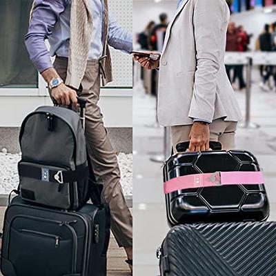 2Pack Add a Bag Luggage Strap Adjustable Suitcase Belt Travel