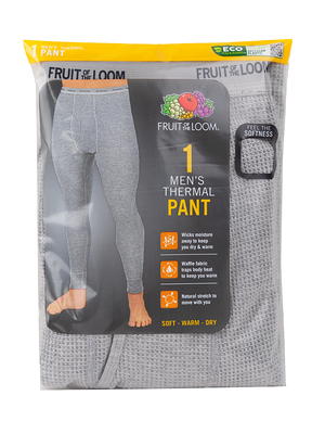 Fruit of the Loom Men's Thermal Waffle Baselayer Underwear Pant - Yahoo  Shopping