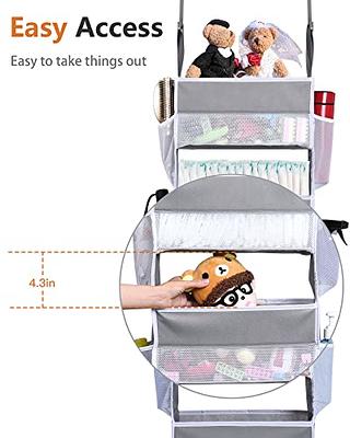 ULG Over Door Organizer with 4 Large Pockets 6 Mesh Side Pockets, 33 lbs  Weight Capacity Hanging Storage Organizer with Clear Window for Bedroom  Nursery, Baby Kids Toys, Diapers, Light Grey (1 Pack) - Yahoo Shopping