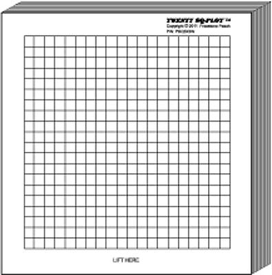 Graph Paper Pad, 17 x 11, 50 Sheets, Blue Line Border, Blueprint Paper