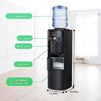 5-Gallon Top Loading Countertop Water Cooler Dispenser Warm Hot Cold Water  Tool