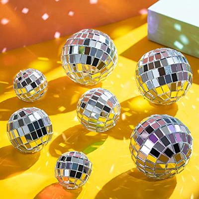 200 Pcs Disco Balls Ornament Mini Disco Balls Small Mirror Silver Hanging  Decorations Reflective Disco Ball for 70s Disco Themed Party Christmas Tree  Birthday Wedding (12, 6, 4, 3, 2, 1 Inch) - Yahoo Shopping