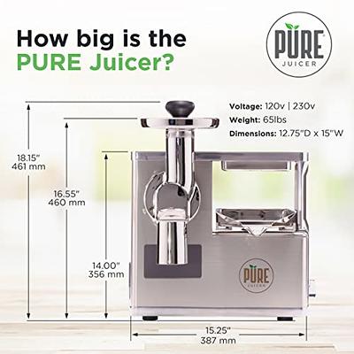 PURE Juicer - Innovation In Cold-Press Juicing 