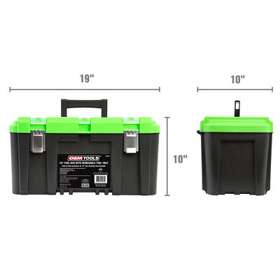 OEMTOOLS 22160 19 Tool Box with Removable Tool Tray, Security