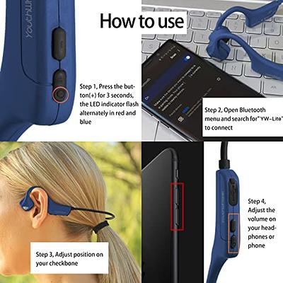 YouthWhisper Bone Conduction Headphones Bluetooth 5.2 Open Ear Headpho –  youthwhisper