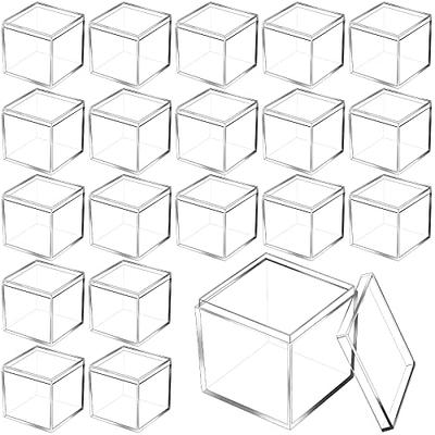 Tuanse Acrylic Box with Lid Clear Small Acrylic Box Plastic Square Cube  with Lid Mini Acrylic Containers Display Box 2.2 x 2.2 x 2.2 Inch for Candy  Pill Tiny Jewelry Toys Gifts (40) - Yahoo Shopping