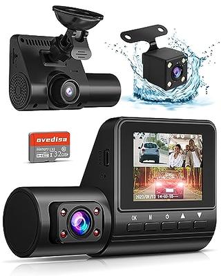Dash Cam Front, Lnkful Dash Camera for Cars with 64GB SD Card, 1080P FHD  Car Dashboard Camera Recorder with 3'' IPS Screen, Night Vision, 170° Wide