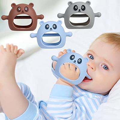 ME.FAN Baby Teething Toys 2 Pack Silicone Baby Teether Toy for