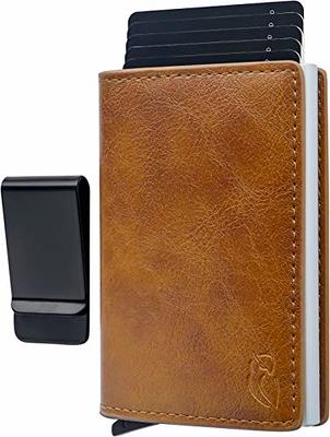 Small Leather Wallet for Women, RFID Blocking Women's Credit Card Hold –  Borgasets