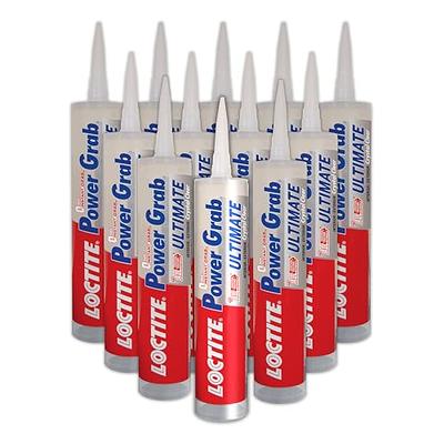 Loctite Power Grab Ultimate Crystal Clear Construction Adhesive, 9 fl oz,  Cartridge 12-Pack - Yahoo Shopping