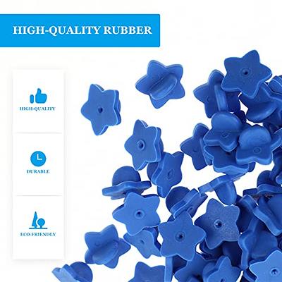 100pcs Clutch Rubber Pin Backs Keepers Replacement Uniform Badge