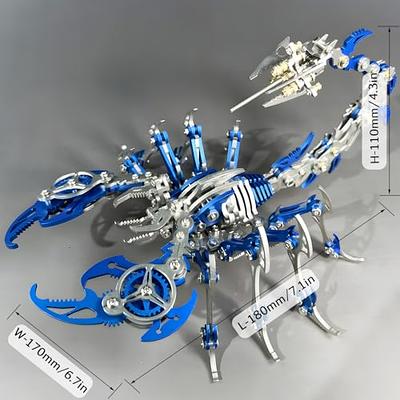 3D Metal Scorpion Puzzles for Adults: 3-D Puzzles Metal Model Kits to Build  DIY Assembly Mechanical Puzzle Building Block Toys with Tool Brain Teaser  Craft for Home Decor (Metal Scorpion-Blue) - Yahoo