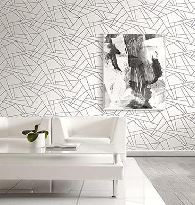 296425948  Juno Light Grey Ogee Wallpaper  by AStreet Prints