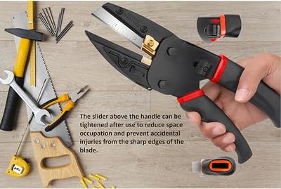 Heavy Duty Scissors All Purpose - Multipurpose Utility Cutter,6 in 1  Function,Availabe for Industry and Home Use,Cutting for Soft  Pipe/Fibre/Wood/Iron