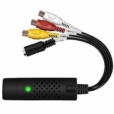 Carte D'acquisition Audio-vidéo Pour Dvd Et Magnétoscope, Usb 2.0, Cvbs,  S-vidéo, Av, Caméra De Sécurité, Lecteur Vhs, Décodeur Tv, Pour Mac,  Windows 7/8/10 - Vidéo Et Tv Tuner Cartes - AliExpress