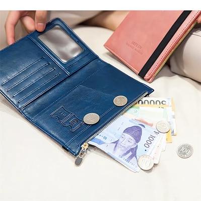 Wholesale Unisex Plaid PU Leather Zipper Wallets