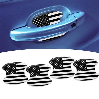 16pcs Carbon Fiber Texture Car Door Handle Paint Scratch