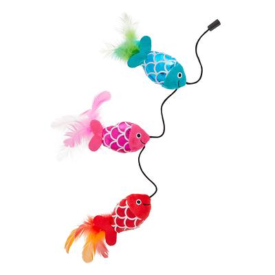 Whisker City Blue Fish Teaser Attachment Cat Toy (Teaser Wand Sold