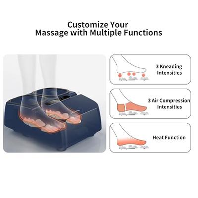 MOUNTRAX Foot Massager with Heat and Remote Fits Feet Up to Men Size 12 –  Mountrax