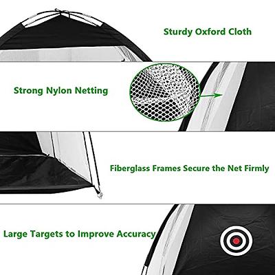 DTRK Golf Practice Net, Heavy Duty Golf Hitting Nets, 10FT x 7FT Golf Net  for Backyard Driving, Home Golf Swing Training with Target Carry Bag for  Indoor Outdoor Sports(Black) - Yahoo Shopping