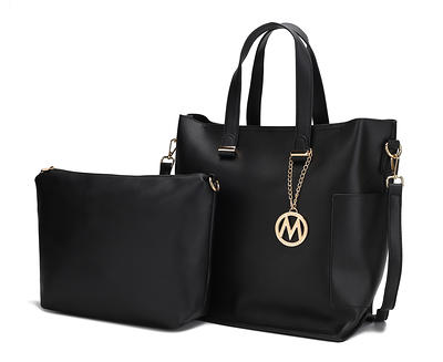 MKF Collection Malay Vegan Leather Womens Tote Bag with Cosmetic Pouch by  Mia K 2 pieces 