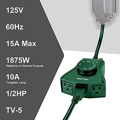 Stanley 2-Outlet Twin Outdoor Electrical Remote with Photocell Option